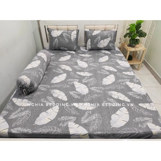 BỘ GA THUN LẠNH HÀN QUỐC 4 món ( ga+ 2 áo gối nằm+ 1 áo gối ôm)