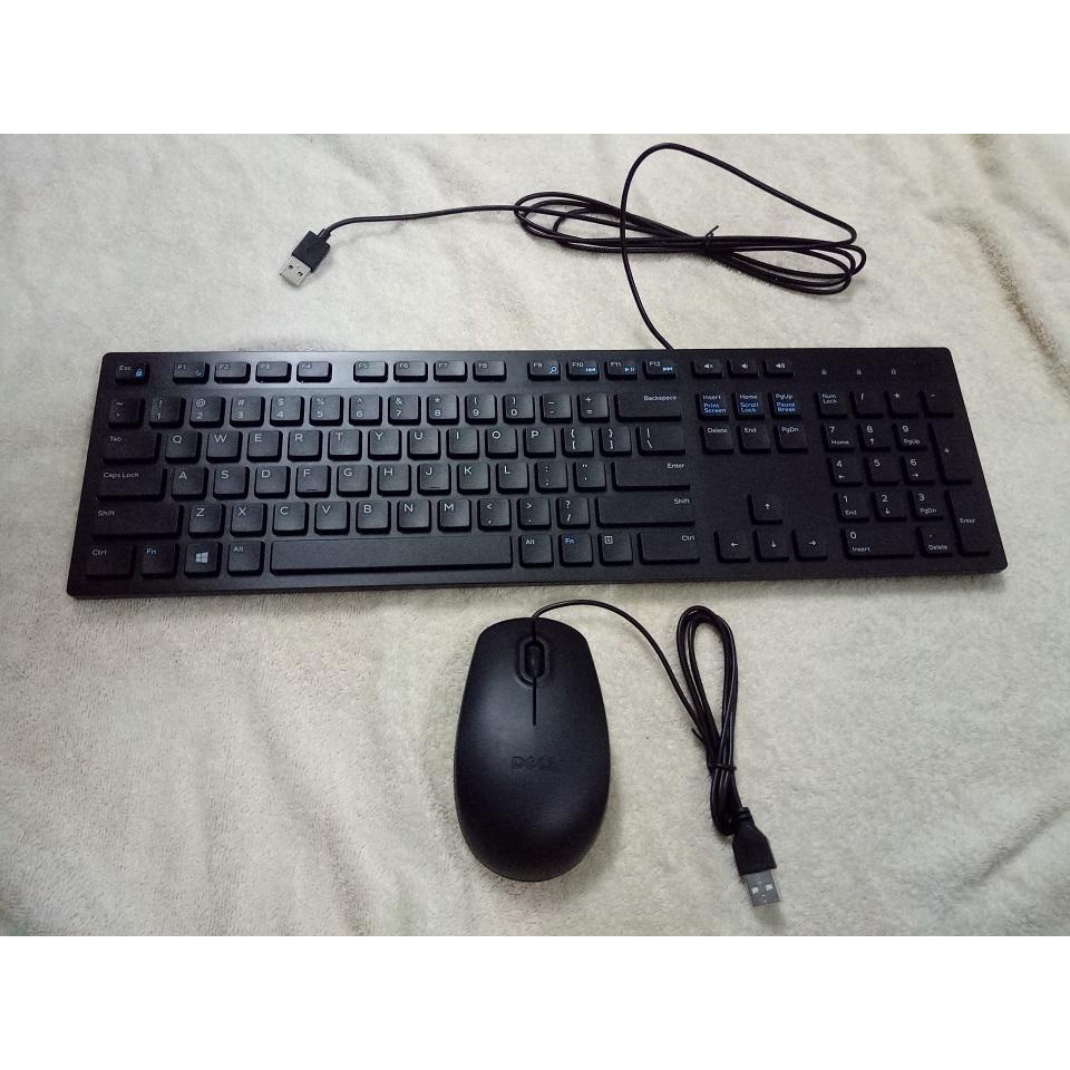 Bộ Bàn Phím Chuột Dell Có Dây Hàng Xịn  ⚡️Freeship⚡️ Bàn Phím & Chuột Máy Tính Giá Rẻ - BH 12 Tháng