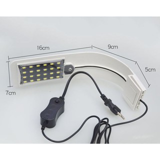 Đèn led hồ cá thuỷ sinh X5 đen trắng