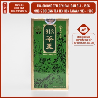 Trà Vương TenRen chính hãng, King's Oolong Tea 913, đóng hộp thiếc, khối lượng 150g trà