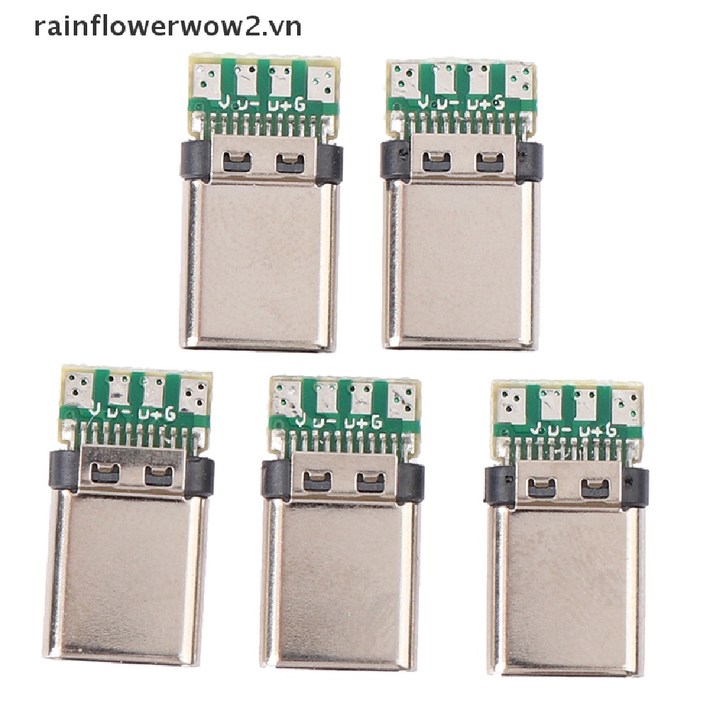 Set 5 Đầu Nối USB 3.1 Type C Cho Bảng Mạch PC DIY