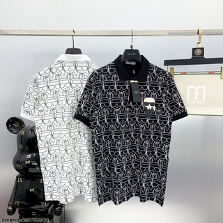 Áo polo nam Fendi thêu hình người hot hit_Áo polo nam SPF cao cấp