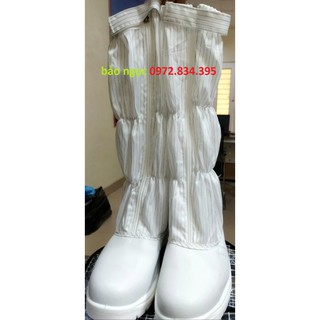 Giày ủng phòng sạch chống tĩnh điện,giày phòng sạch cao cổ