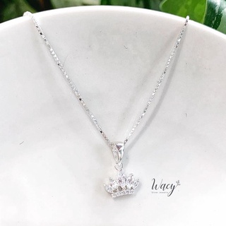 Vòng cổ nữ bạc Vương miện