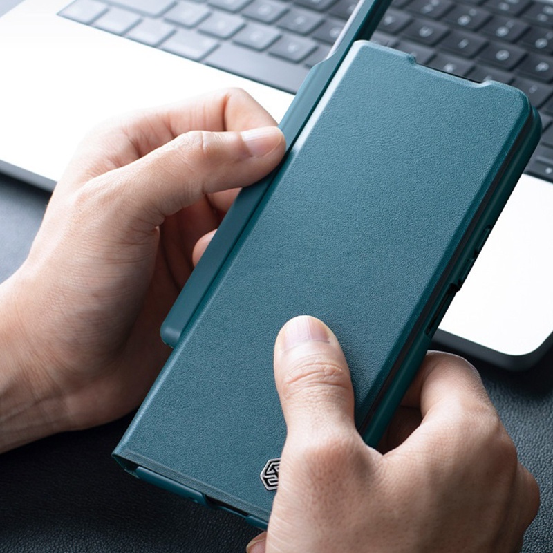 Bao Da Điện Thoại NILLKIN Thân Thiện Với Da Cho GalaxyZFold4 5G
