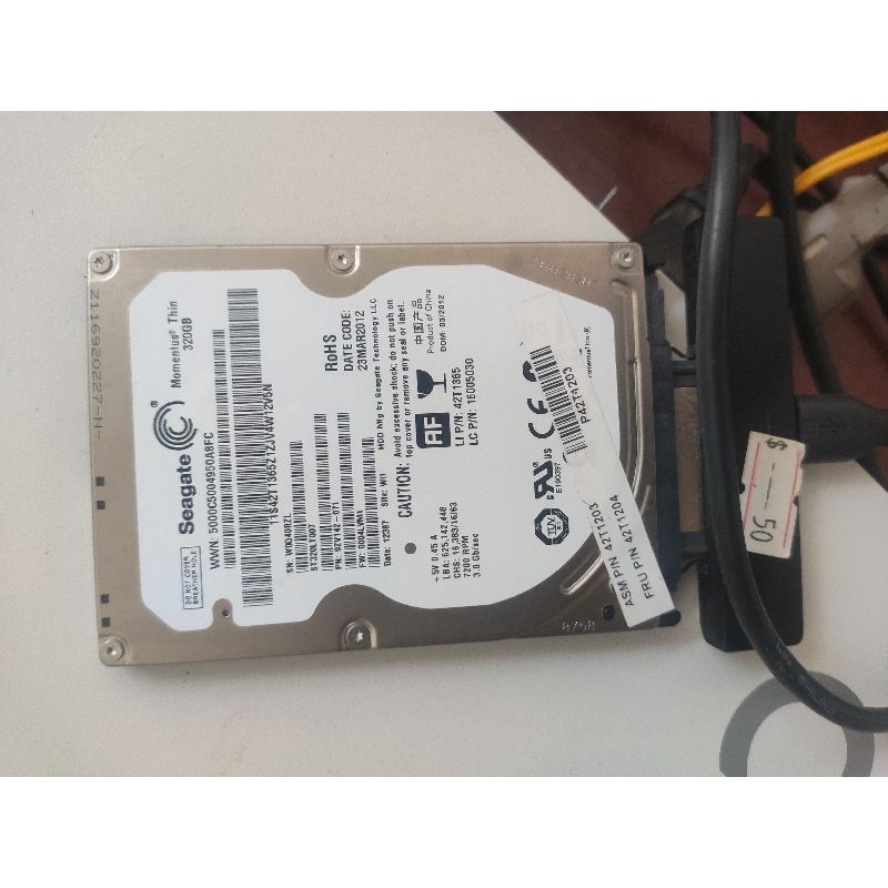 ổ đĩa hdd laptop caution 250, 500gb