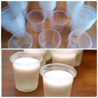 Bộ ly nhựa làm rau câu 45-60 cái-li nhựa 100ml