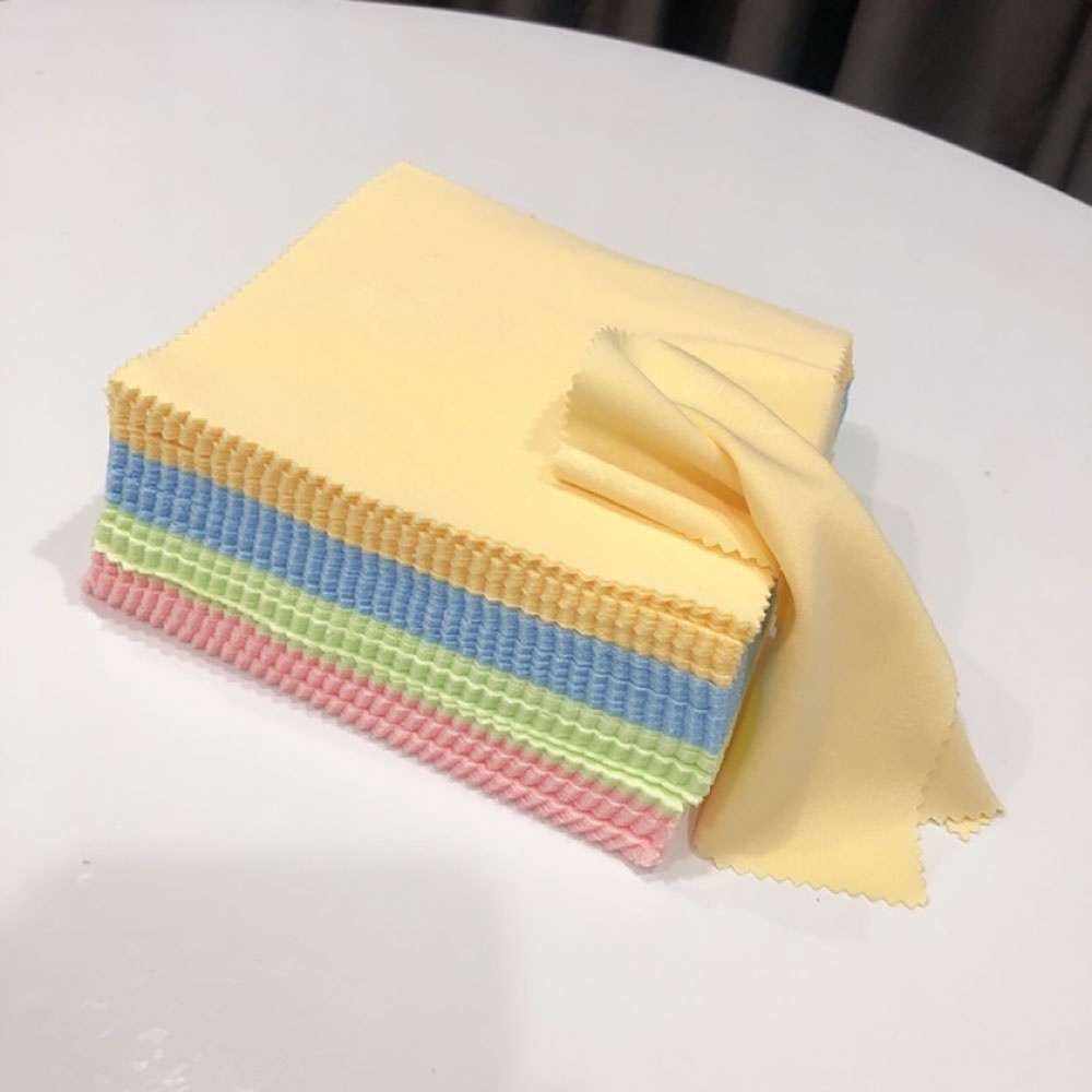 Khăn lau kính đa năng chuyên dụng nhiều màu - Lau mắt kính, mặt điện thoại vải cotton mềm mịn, siêu sạch