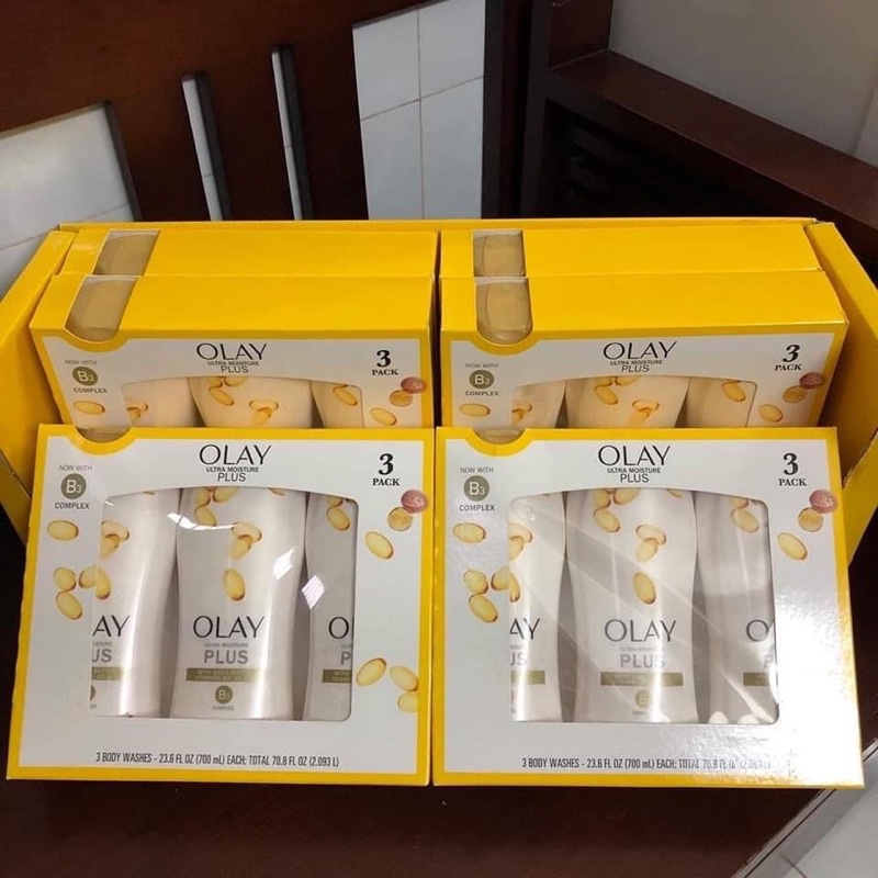 [HÀNG MỸ] Sữa tắm Olay vàng Sữa Hạnh Nhân 700ml