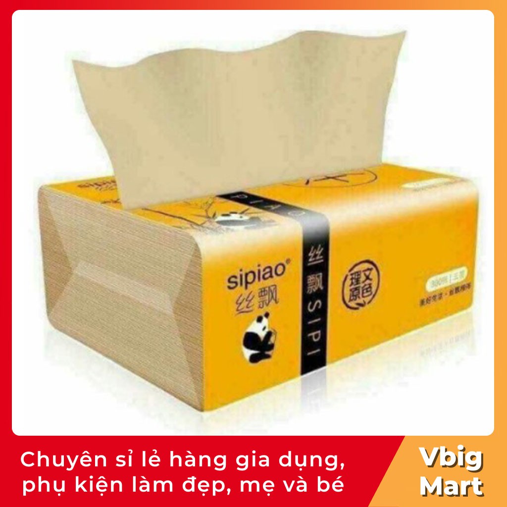 Giấy ăn gấu trúc siêu dai Vbig Mart