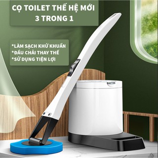 Cọ bồn cầu tolet tự tạo bọt tiện lợi đầu cọ dùng 1 lần - cọ rửa linh hoạt tiện dụng vệ sinh
