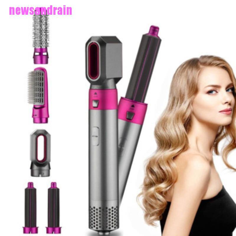 (Hàng Mới Về) Máy Sấy Tóc Xoăn Và Thẳng 5 Trong 1