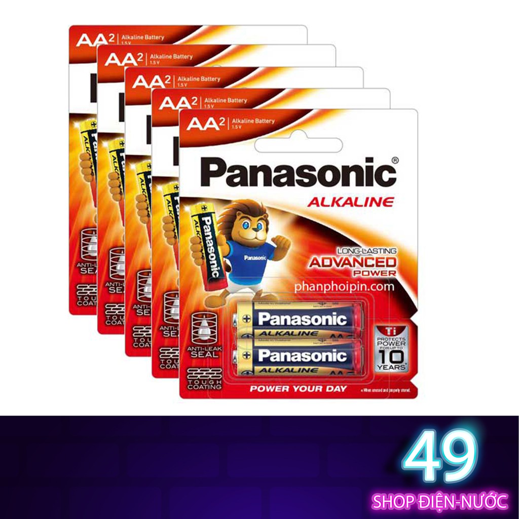 pin kiềm AA Panasonic loại tốt