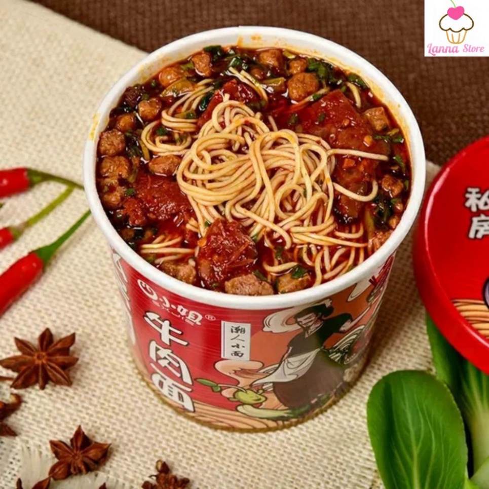 [HOT] Mì thịt bò, có thịt thật xịn xò - Hộp 120gr