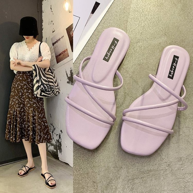 Giày Xăng đan Đế Bằng Quai Chéo Thời Trang Cho Nữ | BigBuy360 - bigbuy360.vn