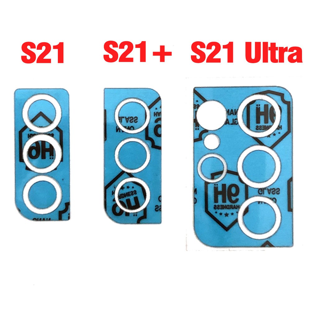 Kính cường lực camera Samsung S21Ultra/ S21 Plus/ S21- Dẻo-Trong suốt-Nano