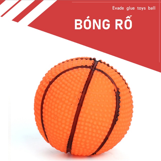 Đồ chơi nhựa hình banh có âm thanh cho chó mèo - SX Trung Quốc