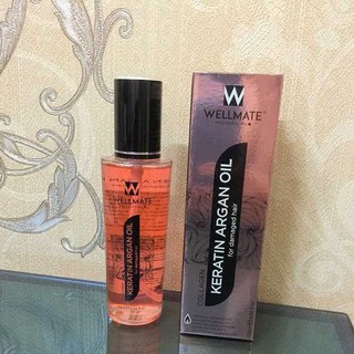TINH DẦU DƯỠNG TÓC WELLMATE KERATIN ARGAN OIL 120ML