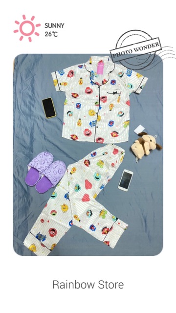 ⛔️[SALE SIÊU HOT] ⛔️ Bộ ngủ pijama chất vải LỤA GẤM SATIN cao cấp ( tay cộc, quần dài )