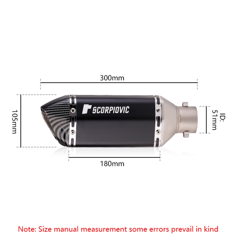 Ống pô giảm thanh khí thải xe máy Akrapovic ống pô giảm thanh