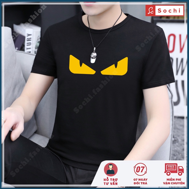 Áo phông nam đẹp, áo thun nam unisex tay ngắn in hình mắt cáo mã CZ32