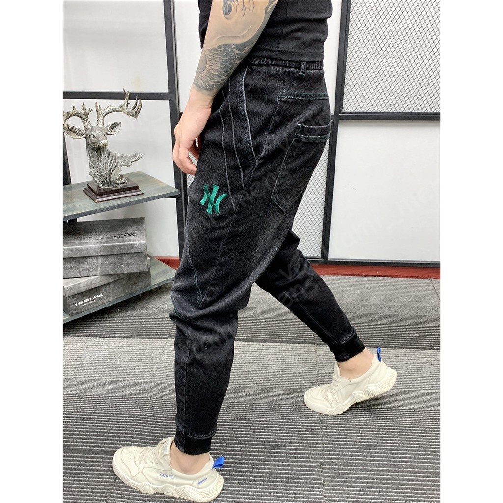 Quần jean thêu NY form jogger siêu đẹp VADITAMI_MENS