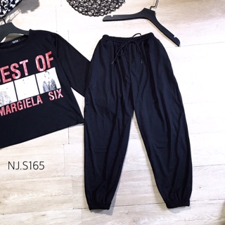 Set Áo Crop Tay Dài-Jog ger Bigsize (Có Ảnh Thật)