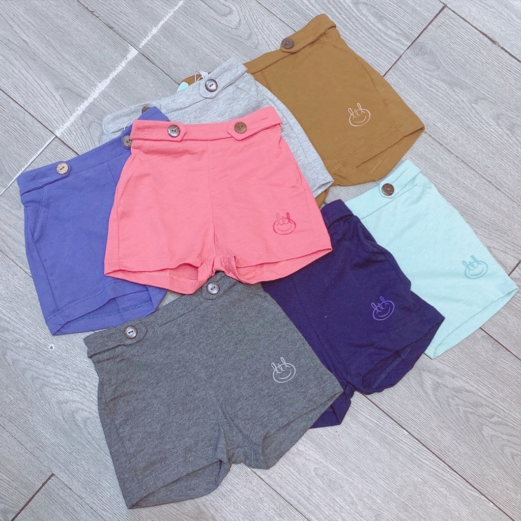 Quần đùi LIL cotton mềm đẹp, có chun điều chỉnh độ rộng cho bé