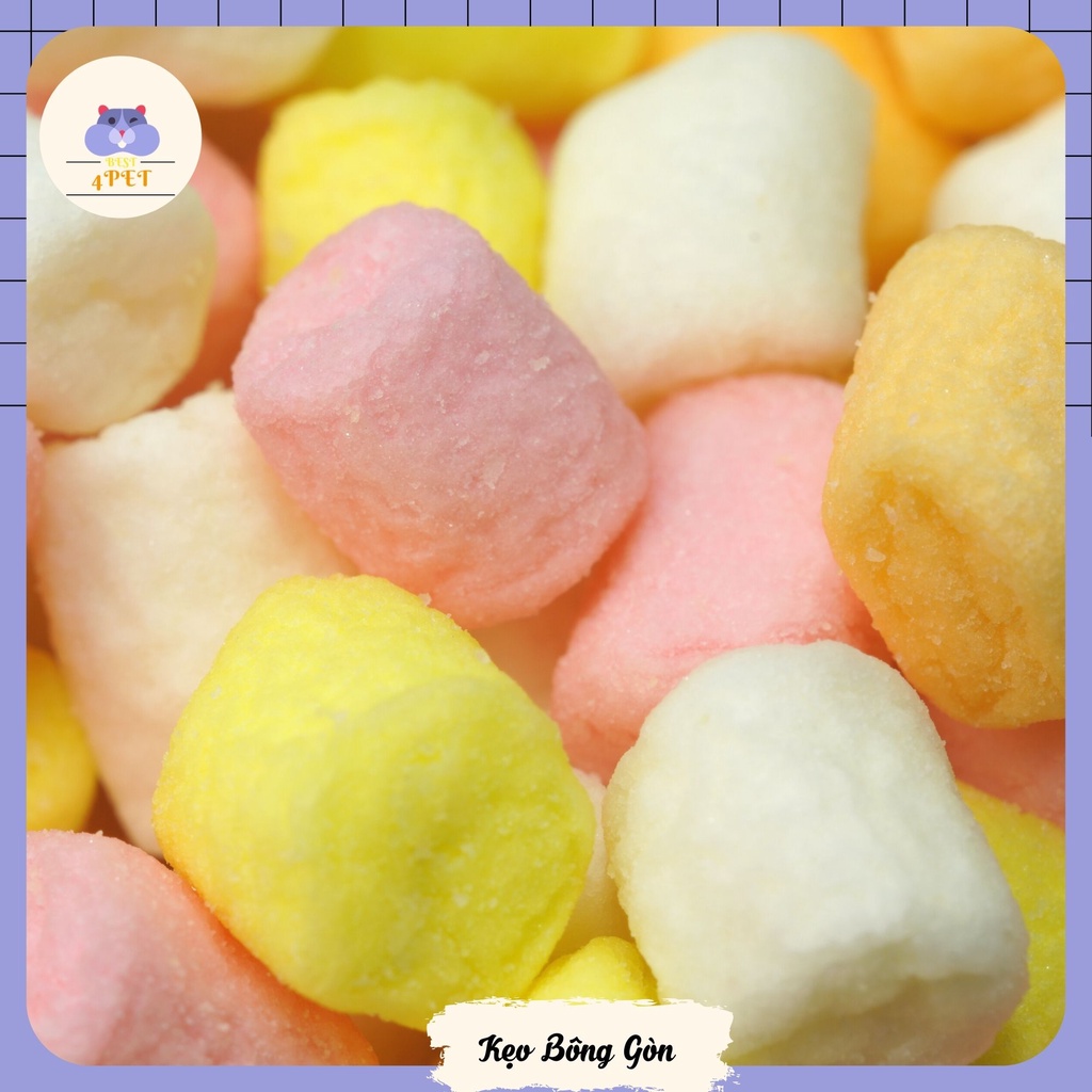 Kẹo Bông Gòn mềm mịn cho Sóc Bay Úc, Hamster, Sóc Bông, Sóc Đất...