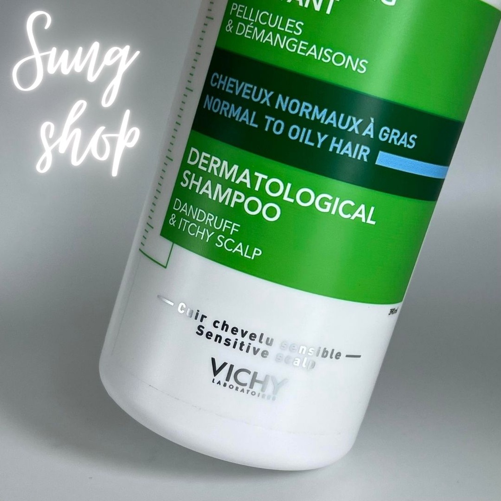 [Pháp] Dầu gội đầu Vichy Dercos cho da đầu gàu dầu nhờn