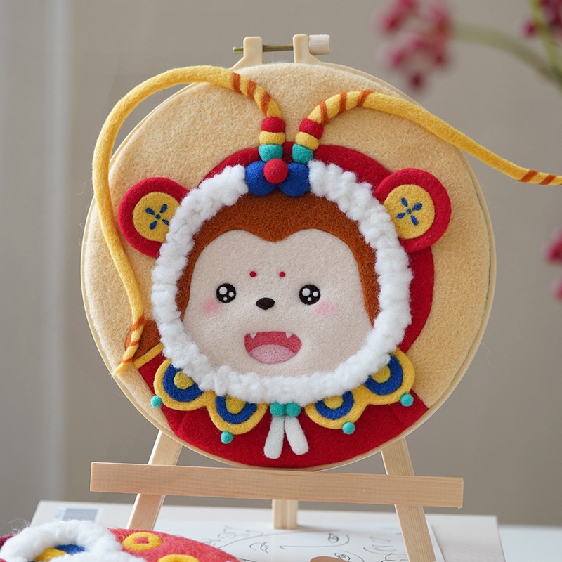 Bộ Dụng Cụ Con Dấu Vải Nỉ Dùng Thêu Tranh Thủ Công diy