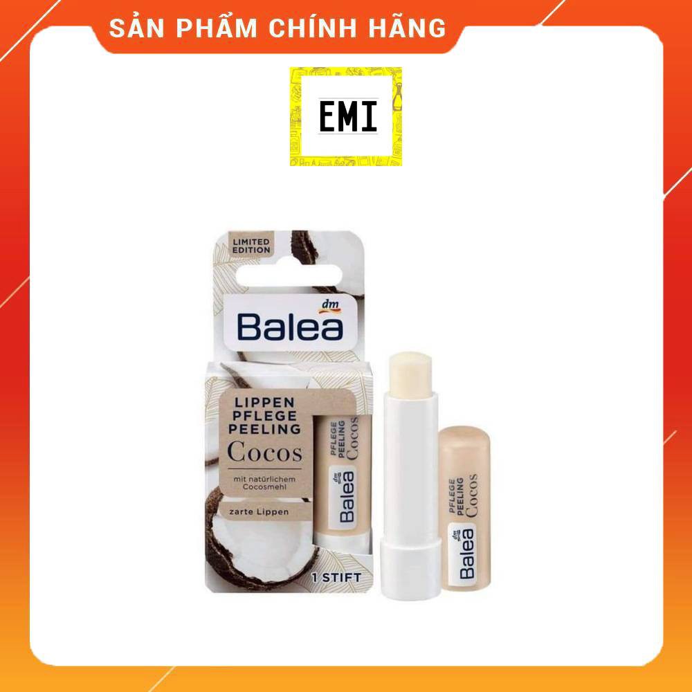 Son tẩy tế bào chết và dưỡng ẩm môi Balea Cocos 2 in 1 - Hàng của Đức