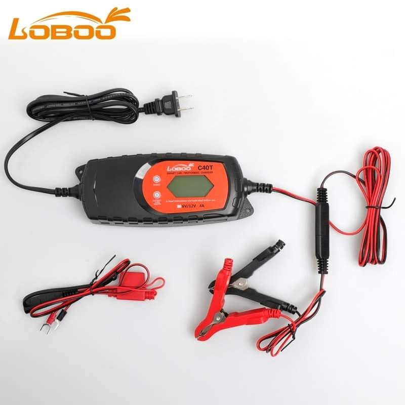Sạc bình ác quy thông minh Loboo - phù hợp cho xe máy moto và oto