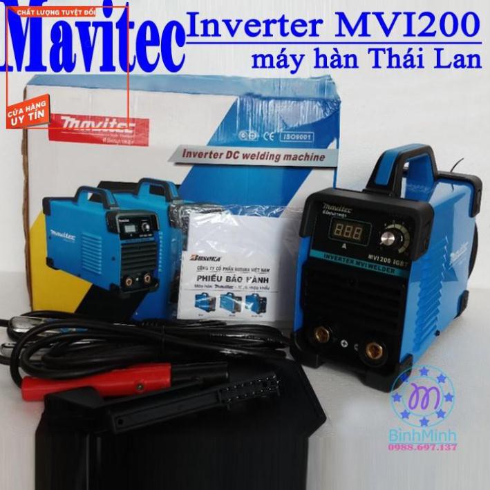 máy hàn mavitec MVI 200 - may han inverter IGBT TháiLan - TBH mavitec.mvi200