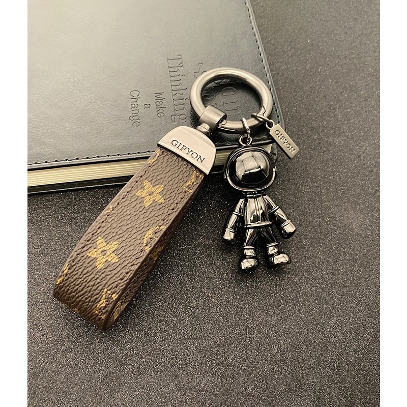 Móc khóa cute KuuClothes ô tô anime màu đen xanh chết liệu cao su nhựa siêu bền - Móc Khoá Phi Hành Gia