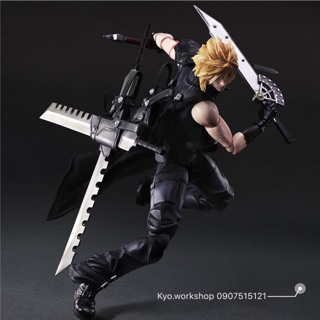 Mô hình Play Art nhân vật Claude - phiên bản Final Fantasy 7