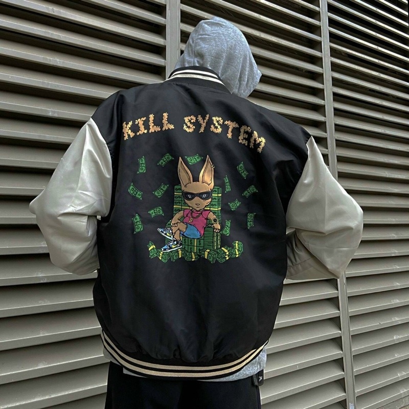 Áo khoác dù, áo khoác bombo nam nữ, kill system Ma2360 sumisu shop