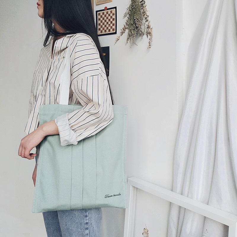 Túi Vải Túi Tote Mask Xanh Mint Fiu.bagstore