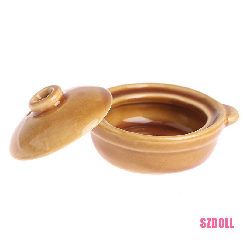 Mô Hình Nồi Chảo Nồi Chảo Đồ Dùng Nhà Bếp Thu Nhỏ Dành Cho Nhà Búp Bê DOM