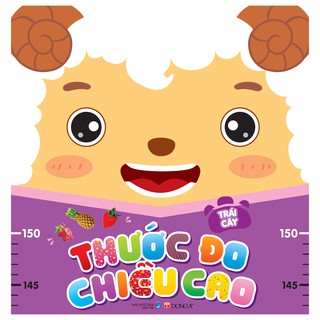 Sách - thước đo chiều cao - trái cây - đông a