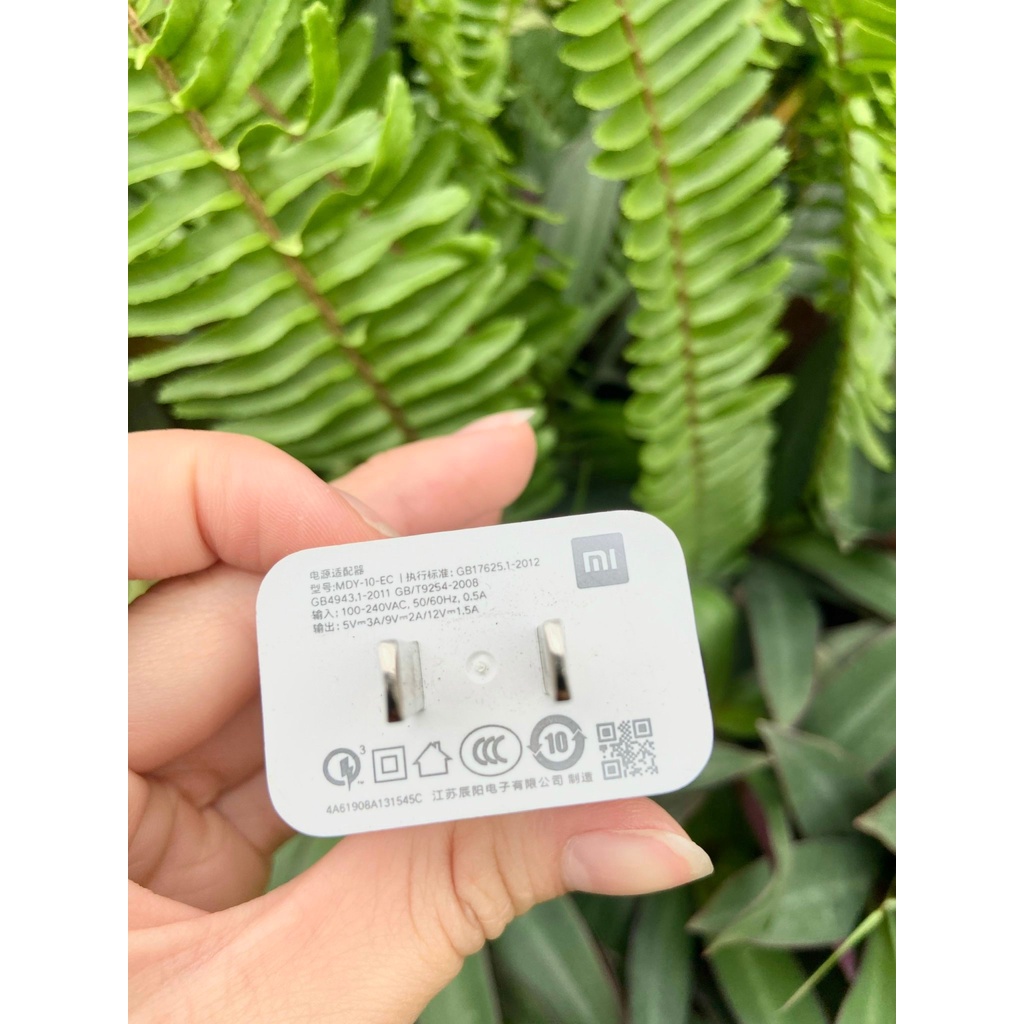 Củ Sạc Nhanh Xiaomi Quick Charge 3.0 18W - Hàng chính hãng
