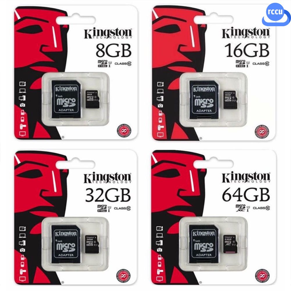 Thẻ Nhớ Micro Sd Kingston Tốc Độ Cao SDHC Kingston SD 16Gb 32Gb 64Gb Bộ Nhớ thẻ Class 10 Mini TF Thẻ Giá Rẻ Adapter Thẻ Nhớ DSS