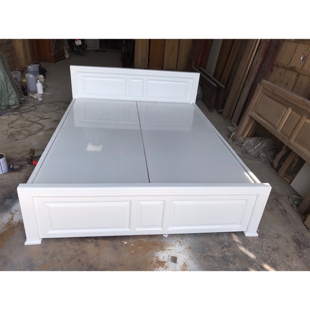 Giường gỗ dạt phản gỗ xoan thanh lý giá rẻ