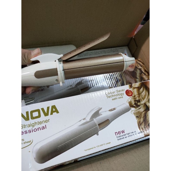 Máy uốn tóc Nova 2 chức năng uốn và duỗi