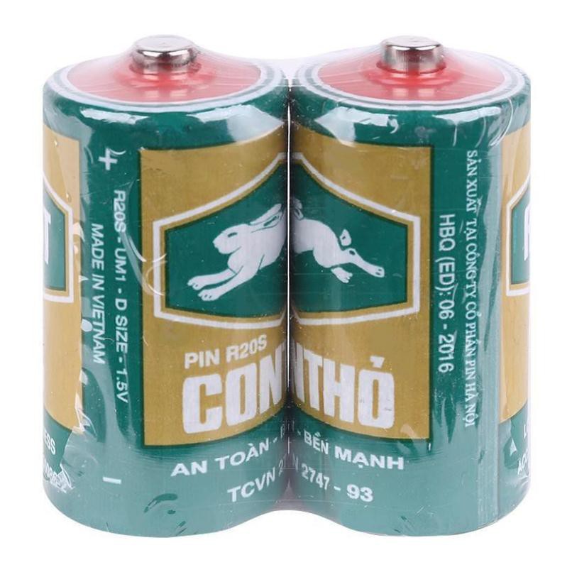 Vỉ 2 pin con thỏ cỡ đại