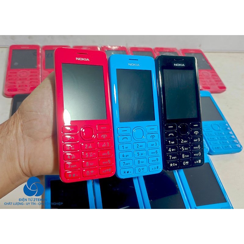 Điện thoại nokia 206 2 sim giá rẻ đẹp bàn phím lớn cho người già