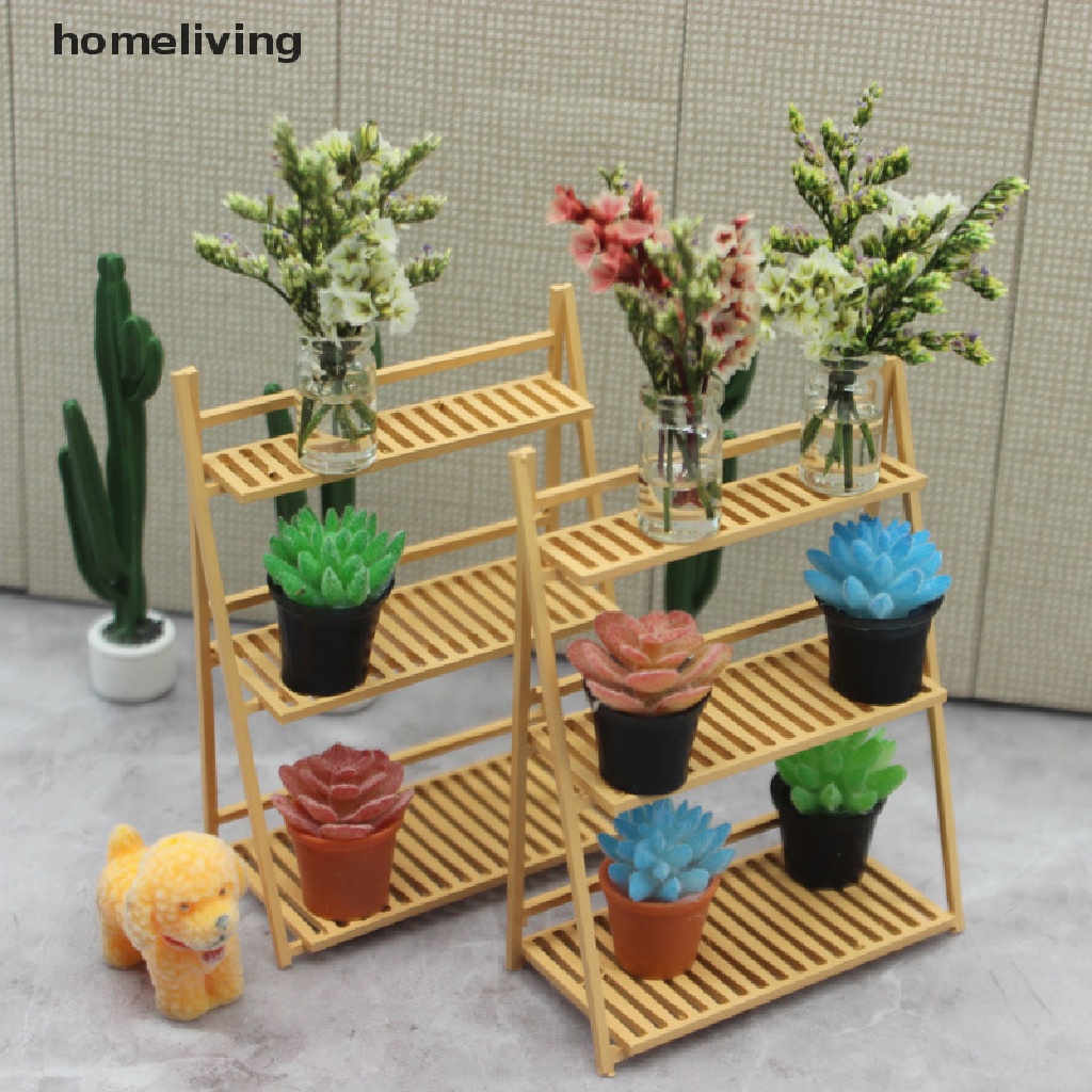 Giá Đỡ Chậu Hoa Trang Trí Nhà Búp Bê 1: 20