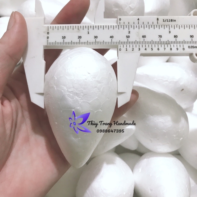 Gói 3 xốp làm búp sen cho hoa giấy, hoa voan, hoa đất sét