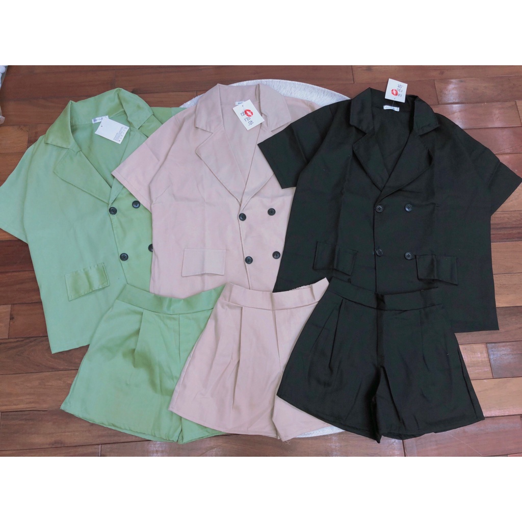 Bộ Vest Kaki Gồm Áo Blazer Kèm Quần Kaki Nhiều Màu Bộ Vest Hàn Quốc Xinh Đẹp Genze.Official 1126 | BigBuy360 - bigbuy360.vn