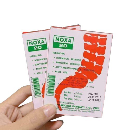Combo lốc 12 hộp viên uống Xương khớp noxa 20 thái lan
